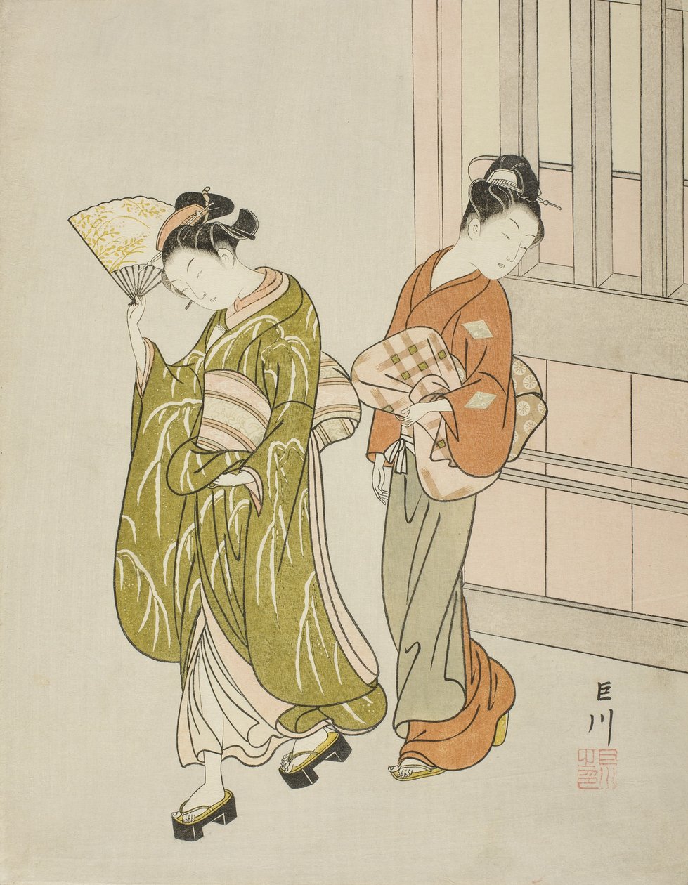 Szellő eltávolítása a rajongótól alkotó: Suzuki Harunobu