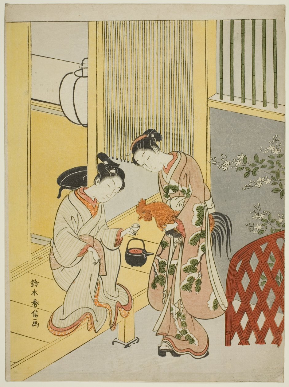A hajnali bejelentés elhalasztása alkotó: Suzuki Harunobu
