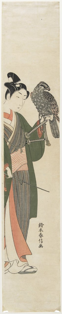 Solymász, 1769-1770 alkotó: Suzuki Harunobu