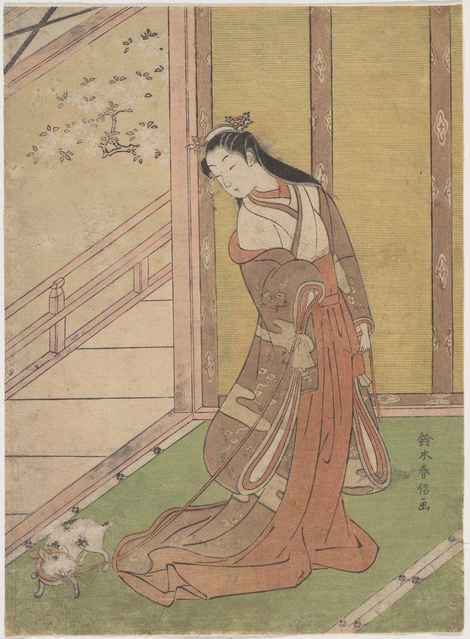 Onna San no Miya (a harmadik hercegnő) alkotó: Suzuki Harunobu