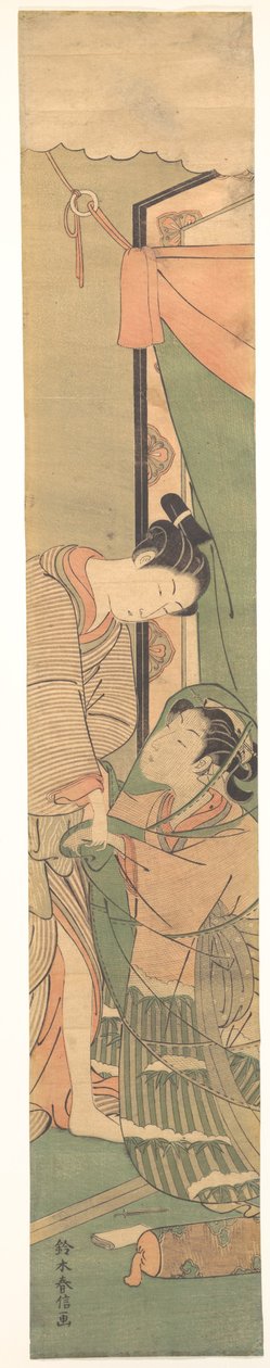 Trennung der Liebenden: Der Morgen danach alkotó: Suzuki Harunobu