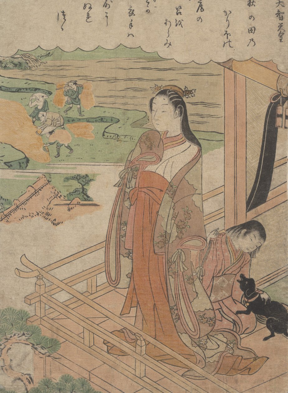 Együttérzés, kb. 1768., kb. 1768. alkotó: Suzuki Harunobu