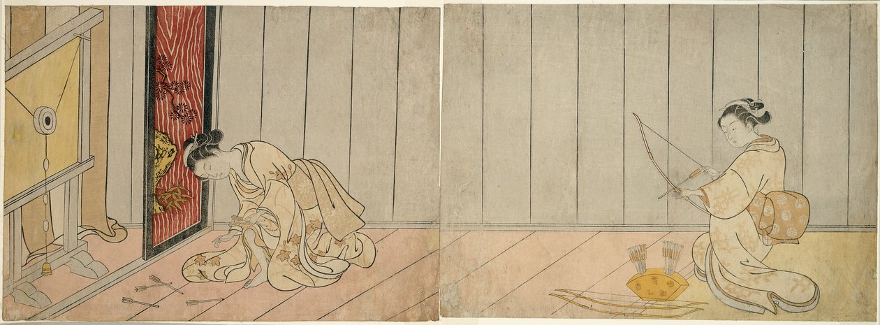 Az Íjász Galéria alkotó: Suzuki Harunobu