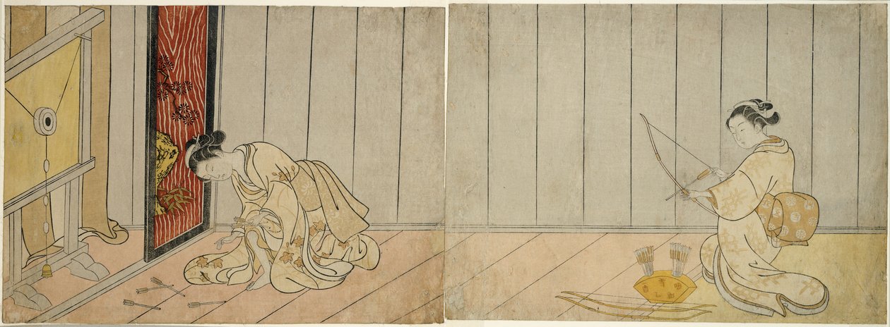 Az Íjász Galéria, 1765 alkotó: Suzuki Harunobu