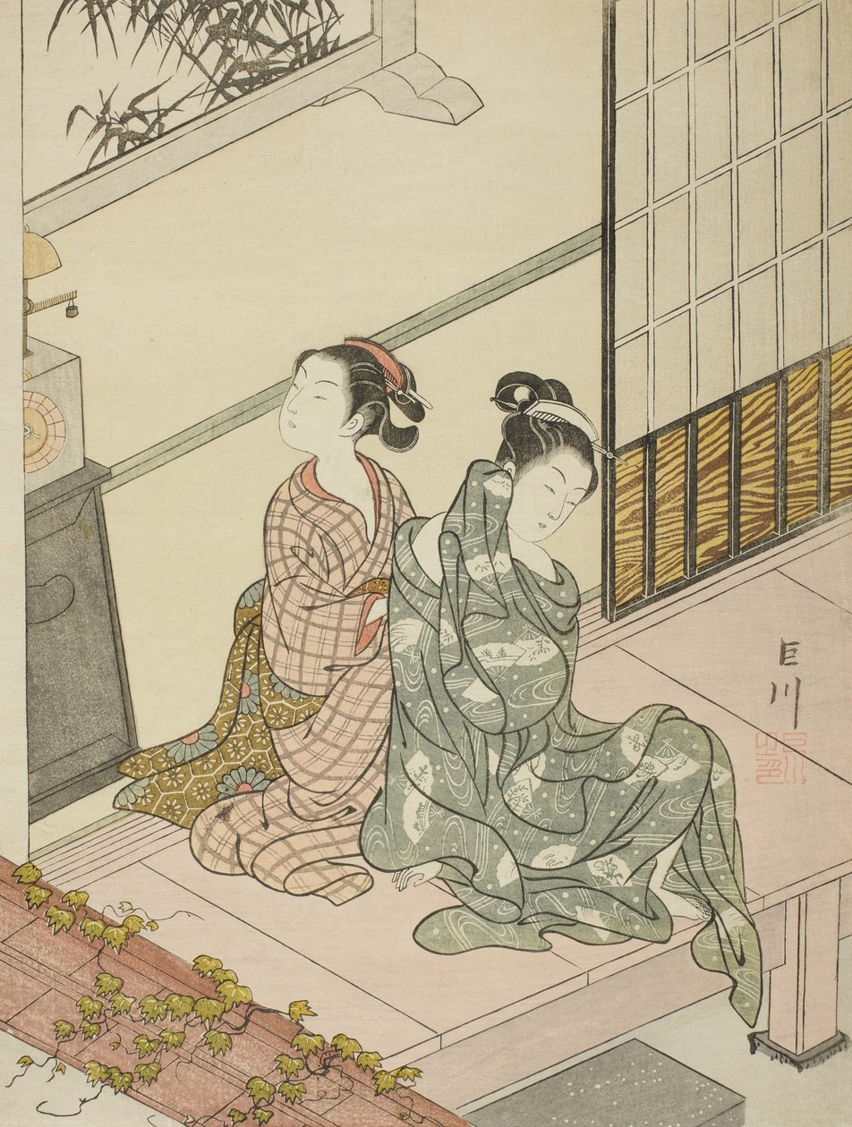 Az óra esti harangja alkotó: Suzuki Harunobu