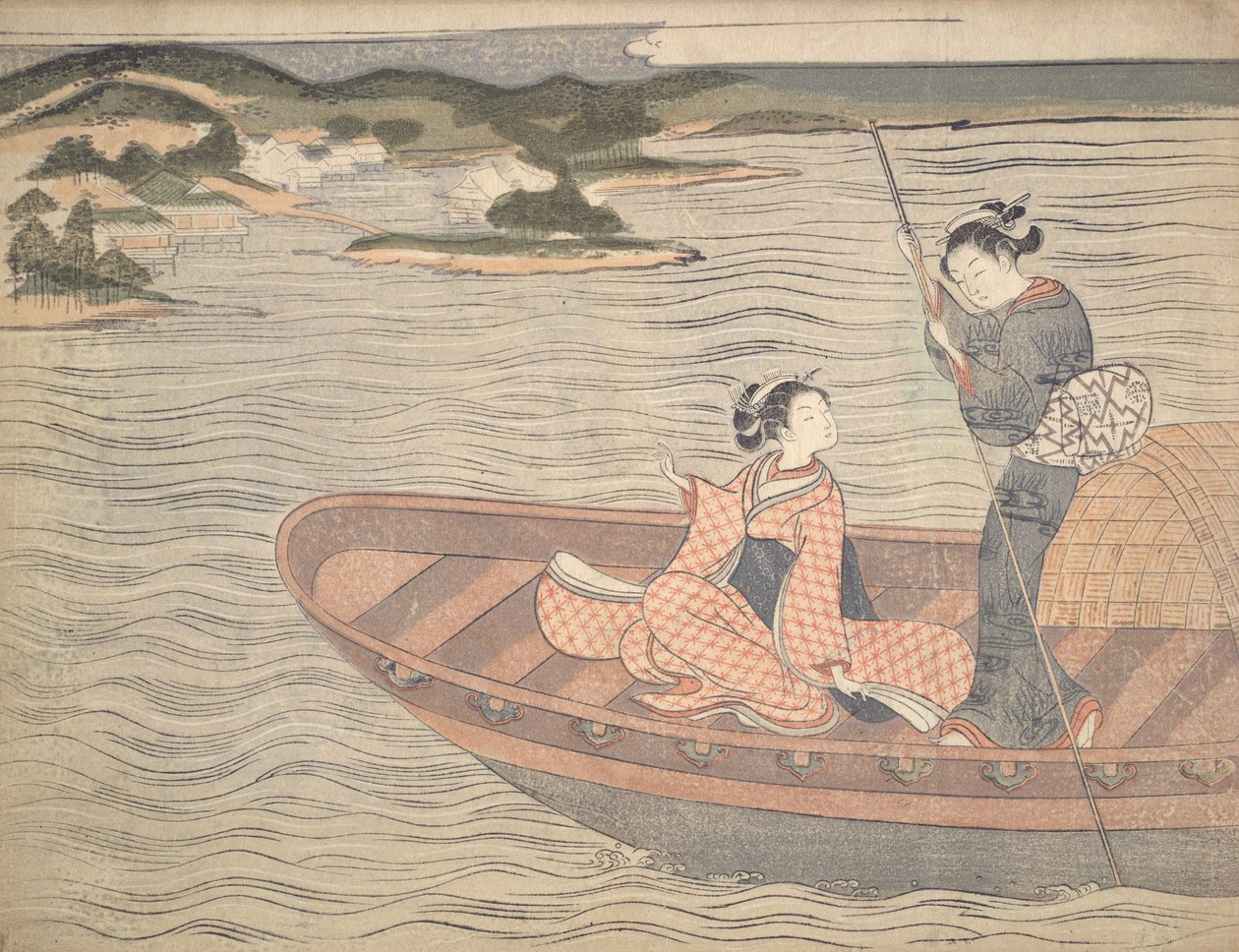 A komphajó alkotó: Suzuki Harunobu