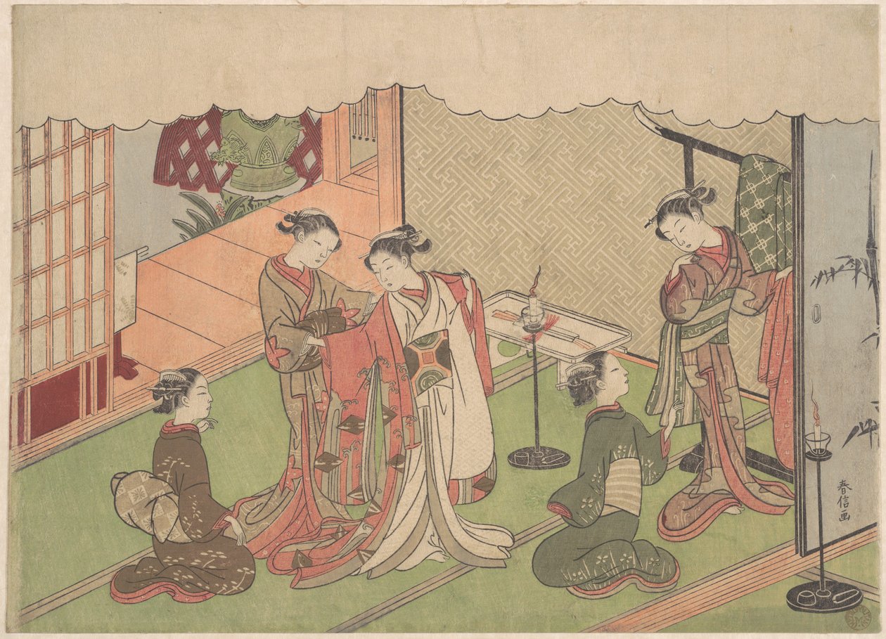 Házassági szertartás alkotó: Suzuki Harunobu
