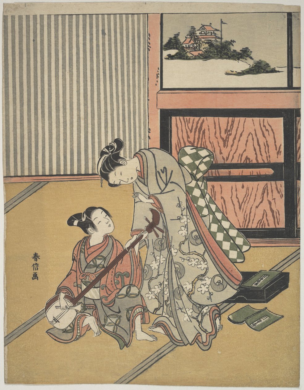 Zenelecke alkotó: Suzuki Harunobu