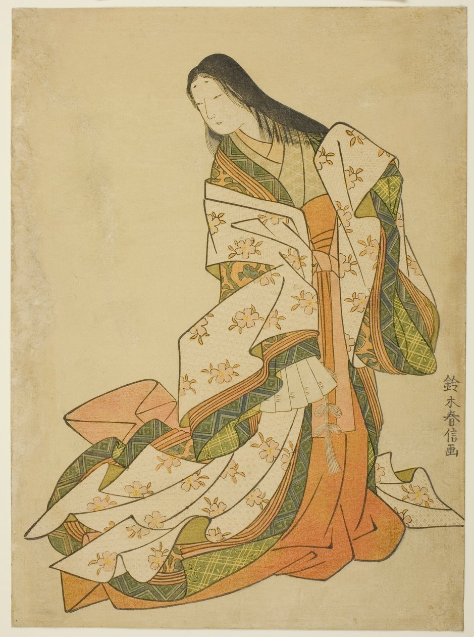 Te Poe Toru: Ono no Komachi alkotó: Suzuki Harunobu