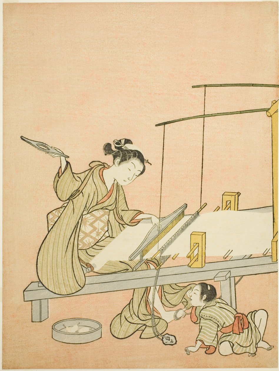 A Shuttle dobása alkotó: Suzuki Harunobu