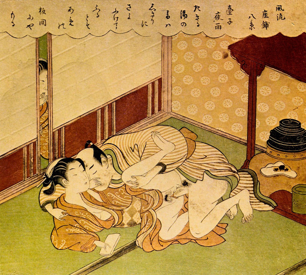 Két szerető, c1750. alkotó: Suzuki Harunobu