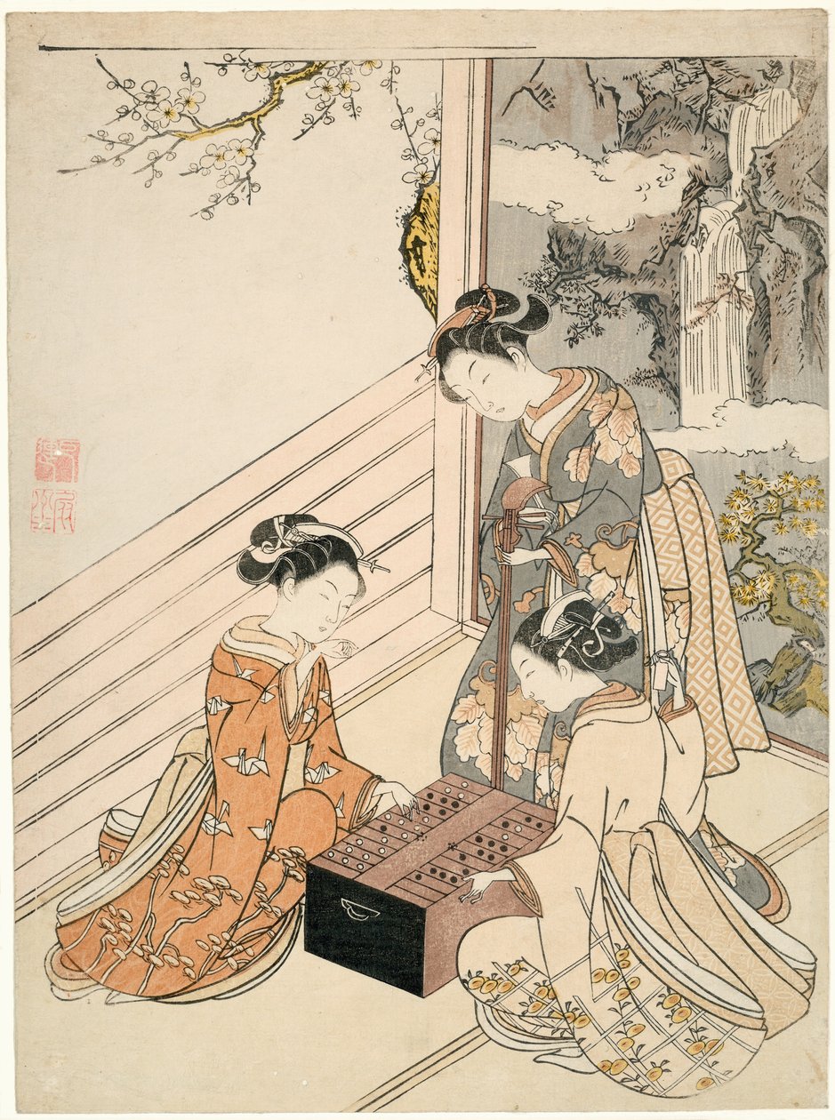 A Játék megtekintése alkotó: Suzuki Harunobu