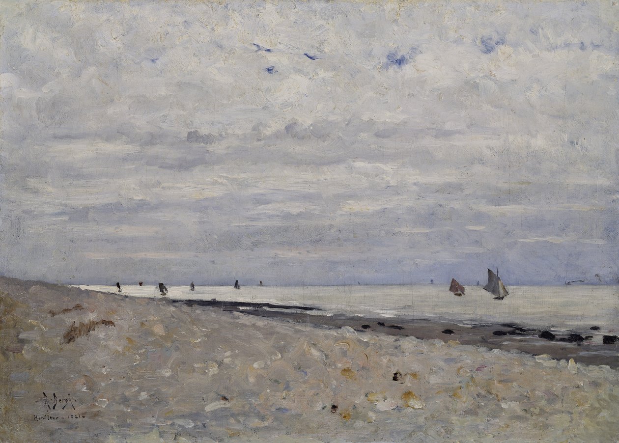 Tengeri táj Honfleur mellett, 1881 alkotó: Sven Richard Bergh