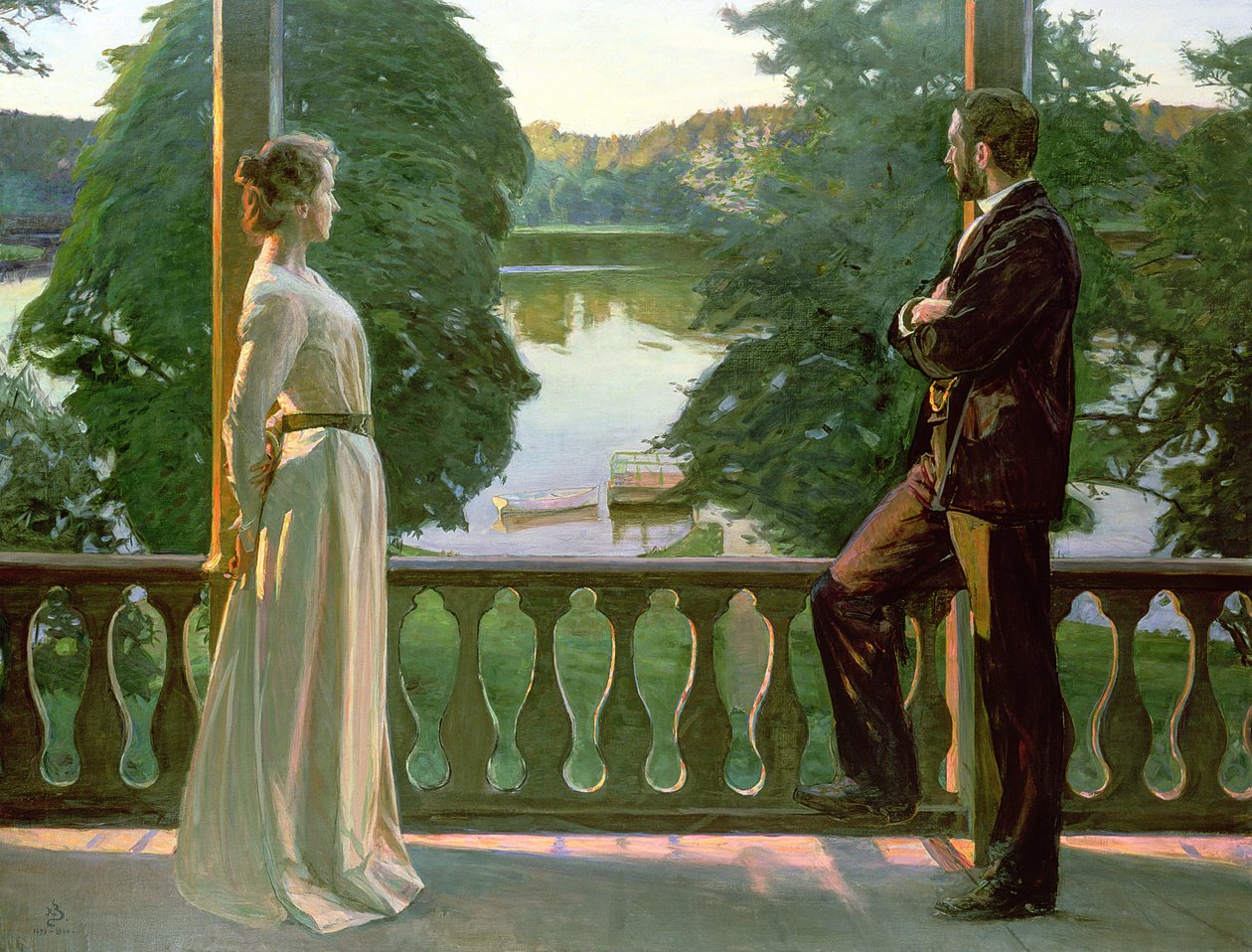 Északi nyári este alkotó: Sven Richard Bergh