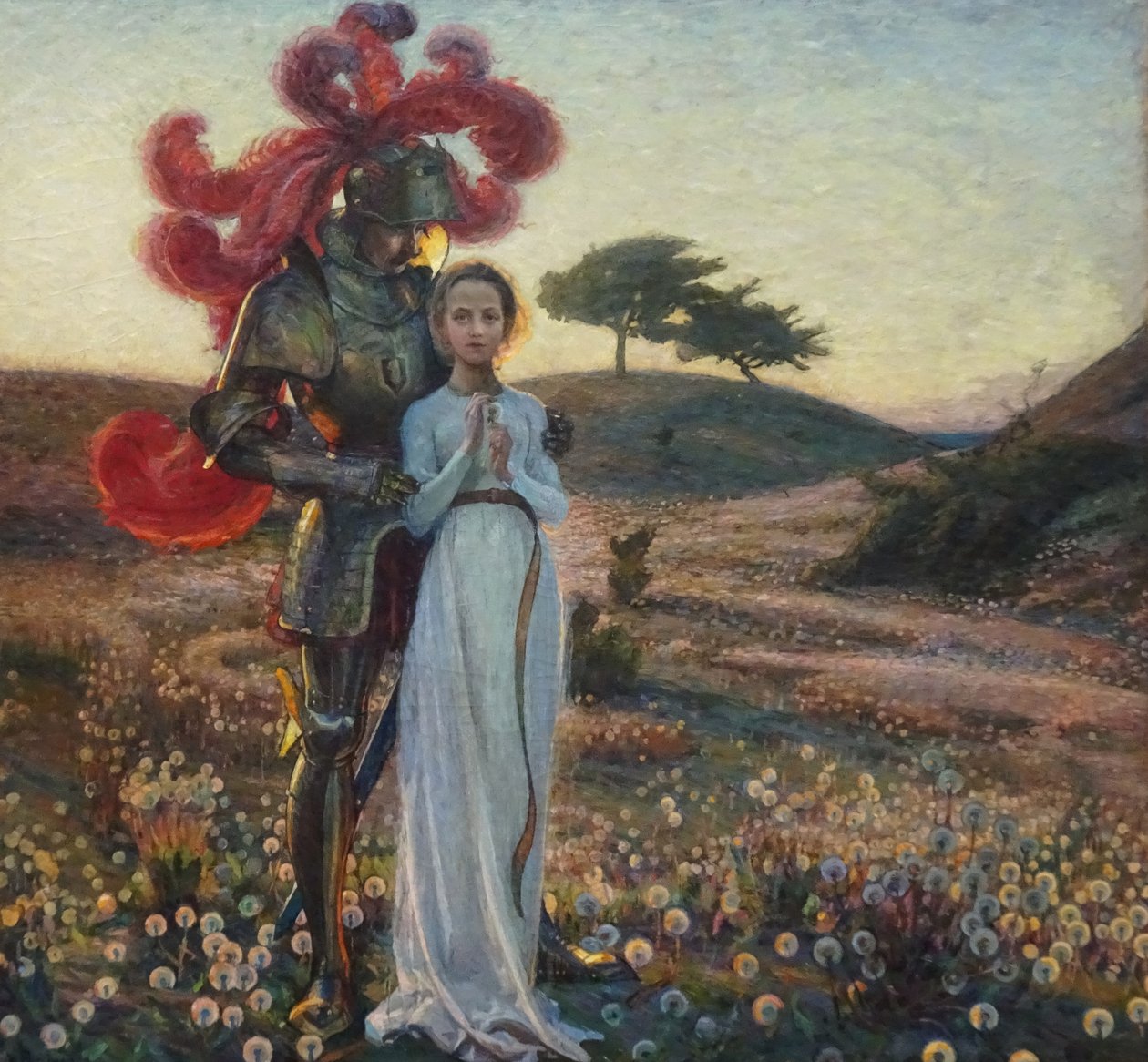 A lovag és a leányzó alkotó: Sven Richard Bergh