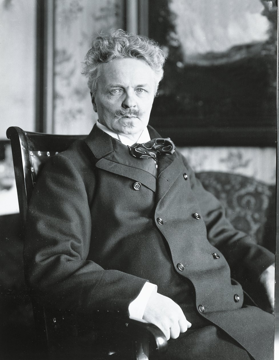 August Strindberg stockholmi házában (f/w fotó) alkotó: Swedish Photographer