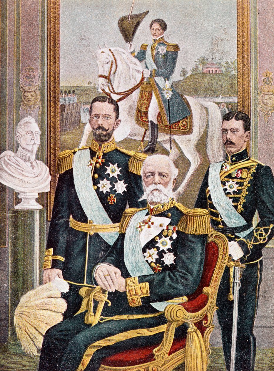 A svéd uralkodók öt generációja, 1904 alkotó: Swedish School