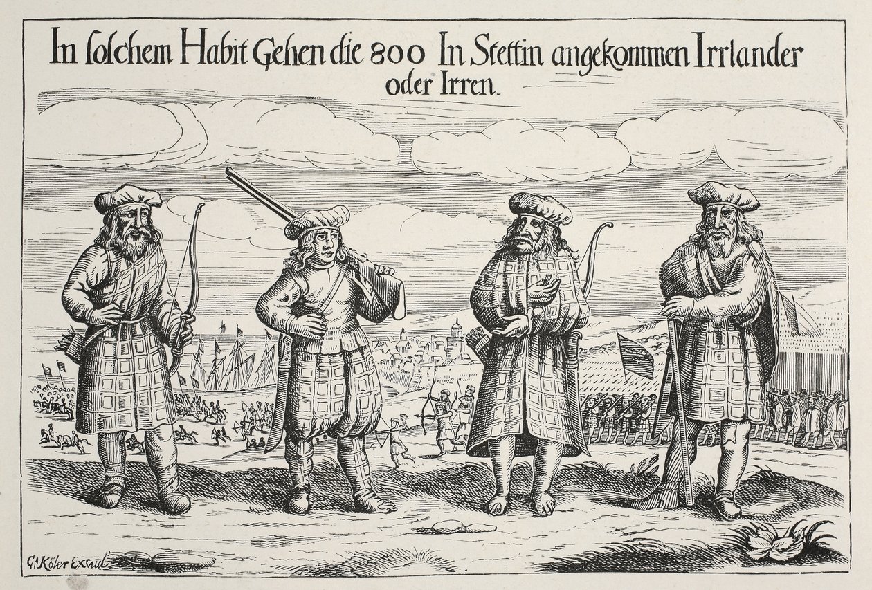 Ír katonák Gustavus Adolphus szolgálatában, 1631 alkotó: Swedish School