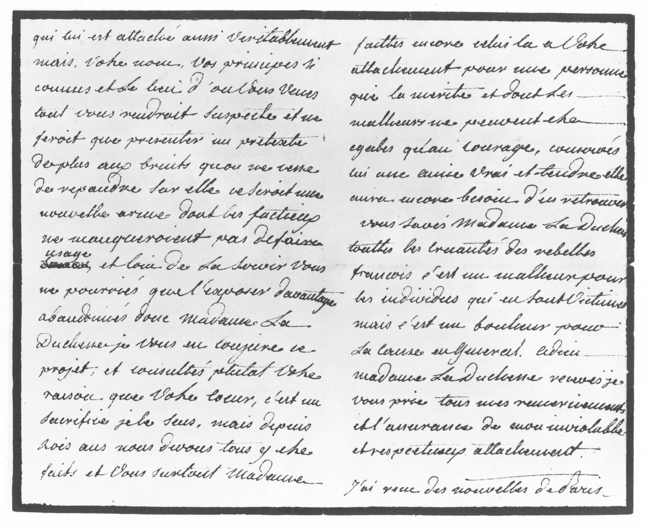 Hans Axel von Fersen levele Marie Antoinette-nek alkotó: Swedish School
