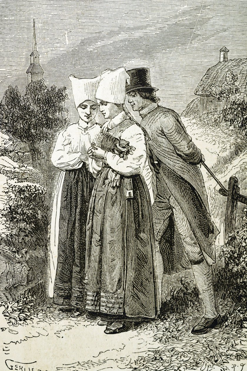 Tipikus ruházatú emberek alkotó: Swedish School