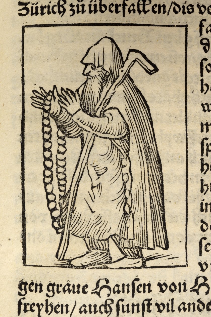 Illusztráció a Cosmographiából, Sebastian Muenster, Basel 1544 alkotó: Swiss School