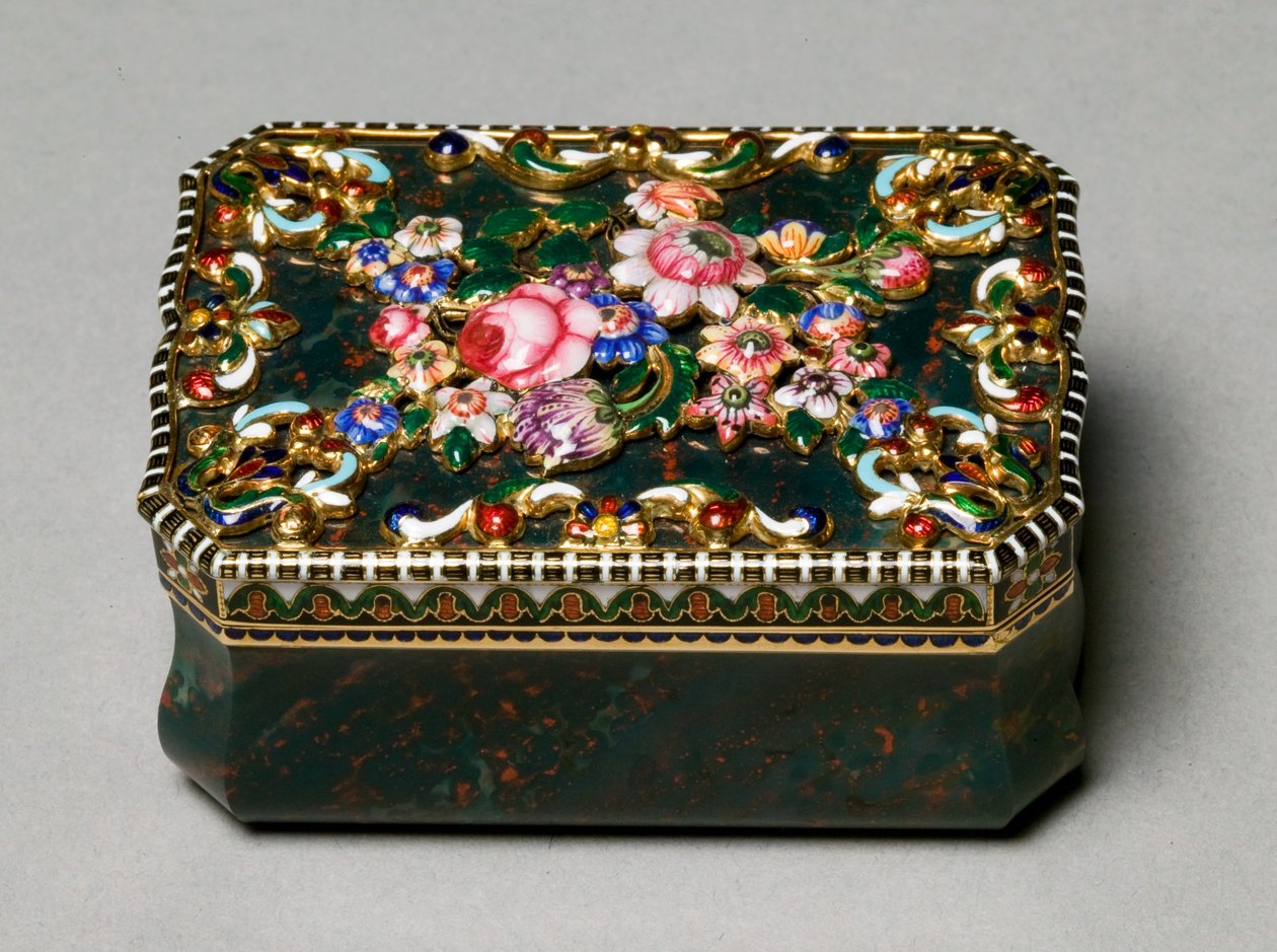 Snuff Box, Jean-Louis Richter által festett miniatűrnek tulajdonított alkotó: Swiss School