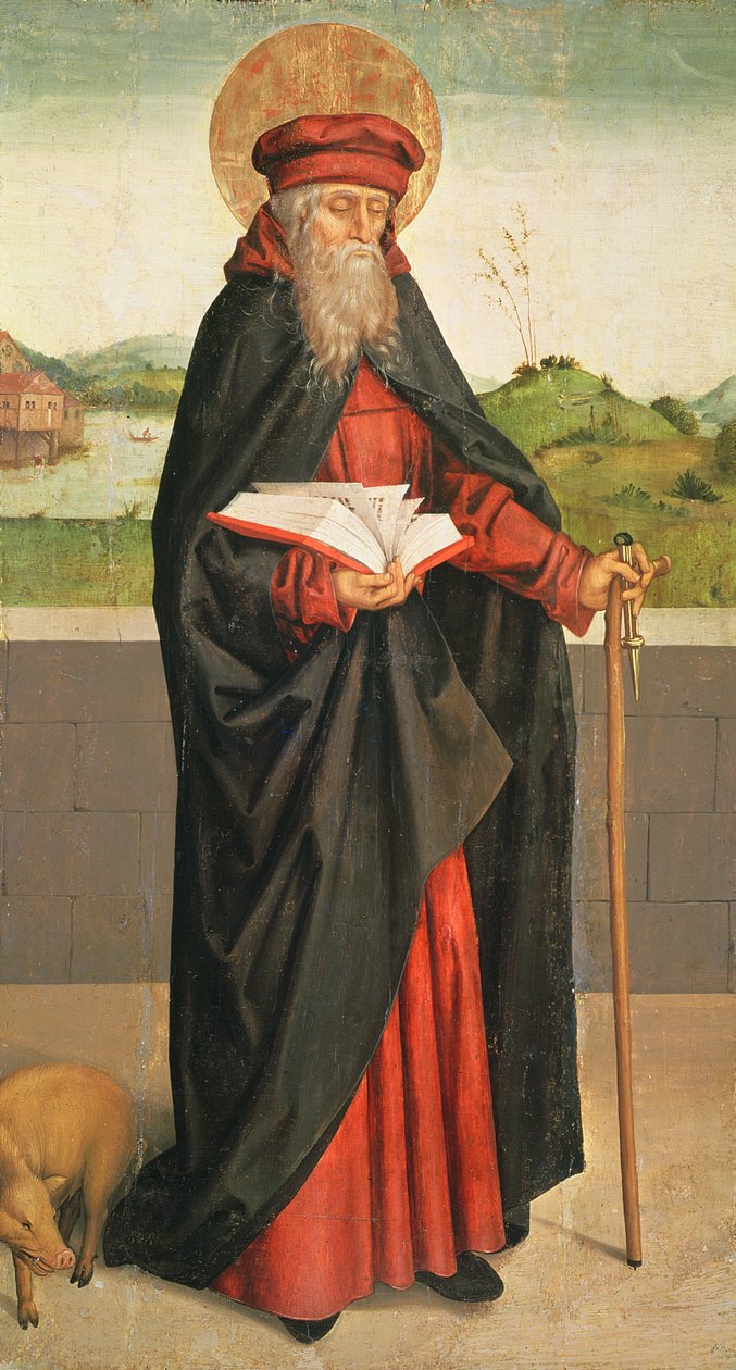 Remete Szent Antal, 1493 alkotó: Swiss School