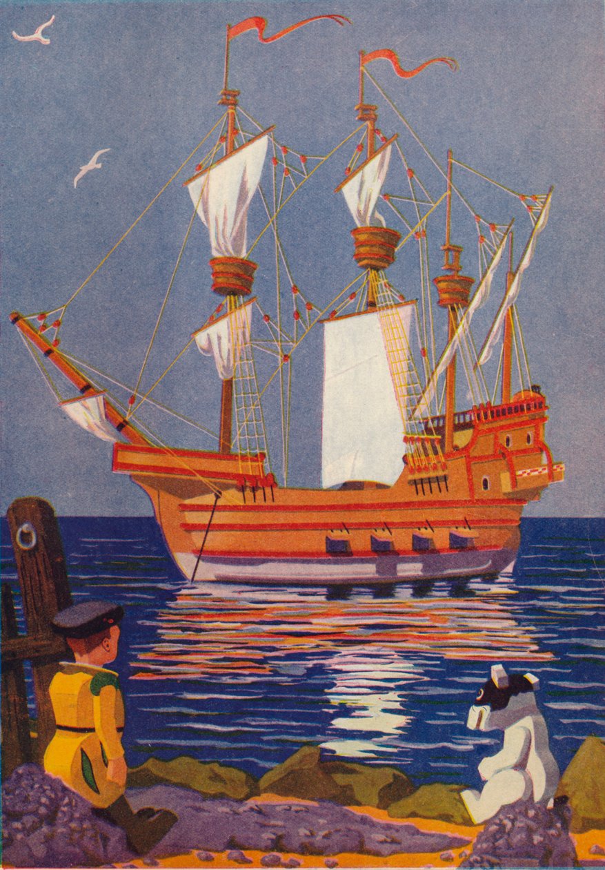 „How John Trusty Sailed the Seas”, 1937. alkotó: Sydney George Hulme Beaman
