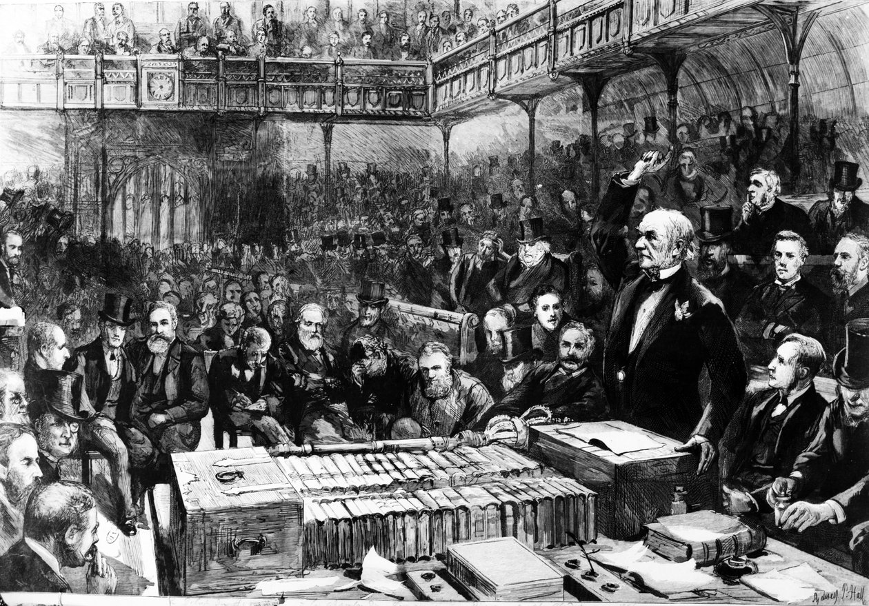 Home Rule Debate in the Commons House – Gladstone