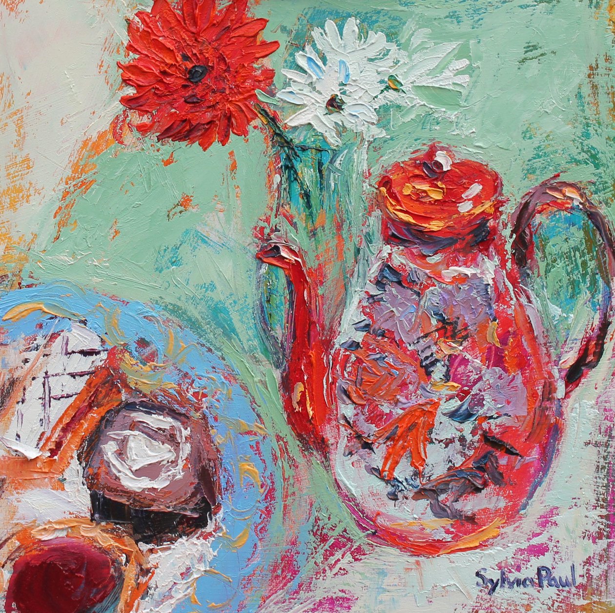 Tea idő alkotó: Sylvia Paul