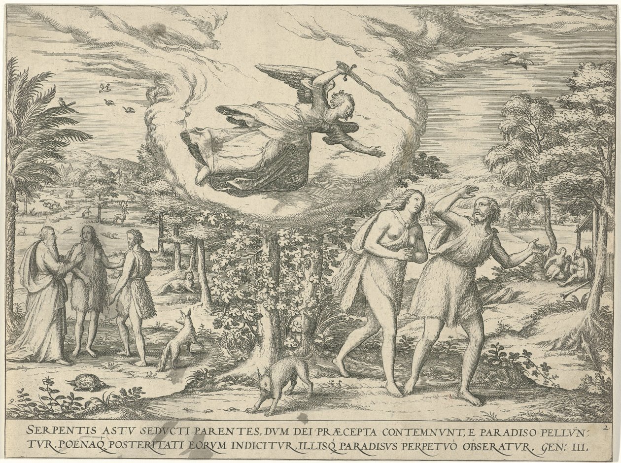 Kiűzetés a Paradicsomból alkotó: Symon Novelanus (attributed to)