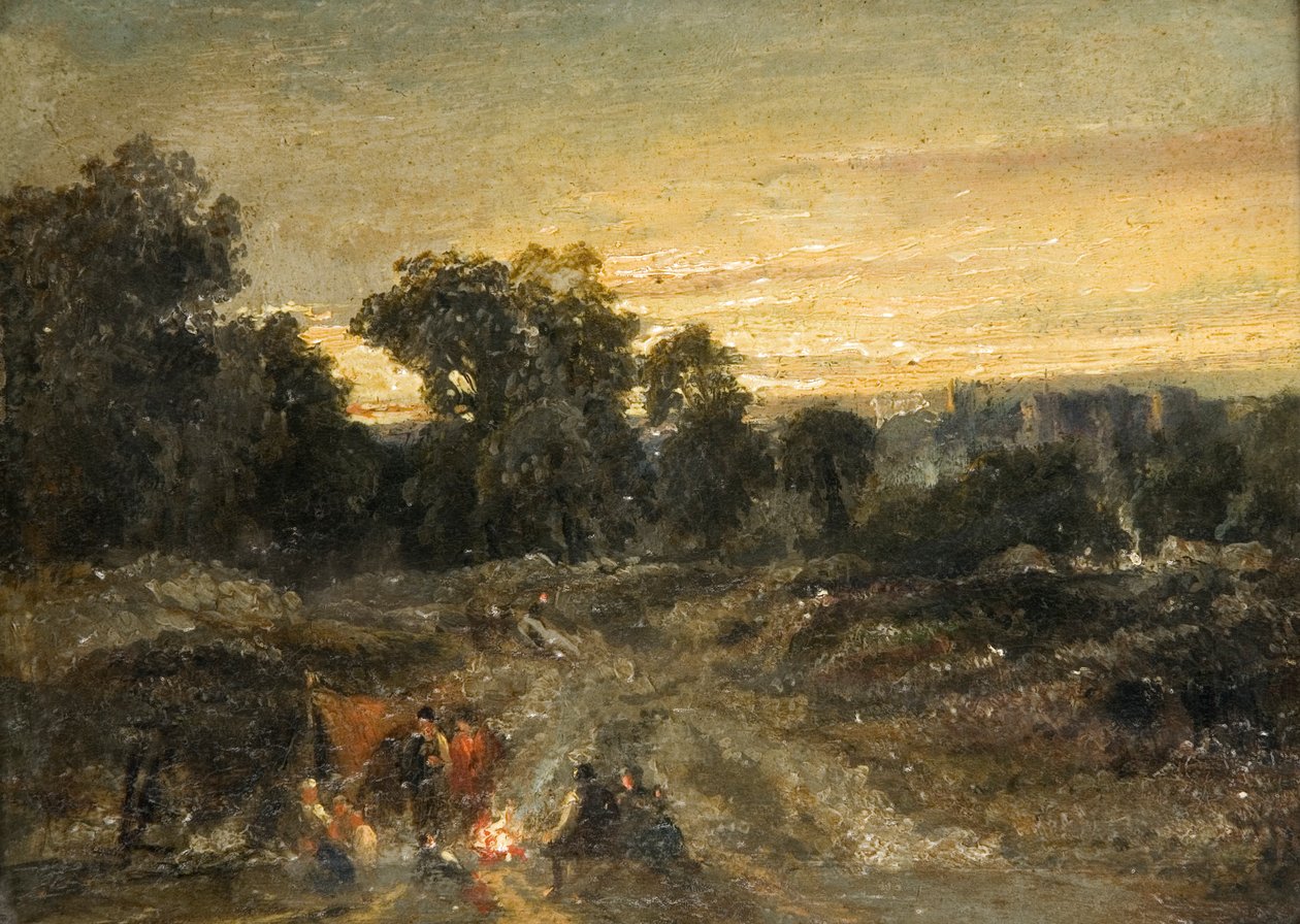 Cigánytábor alkotó: T. Mason