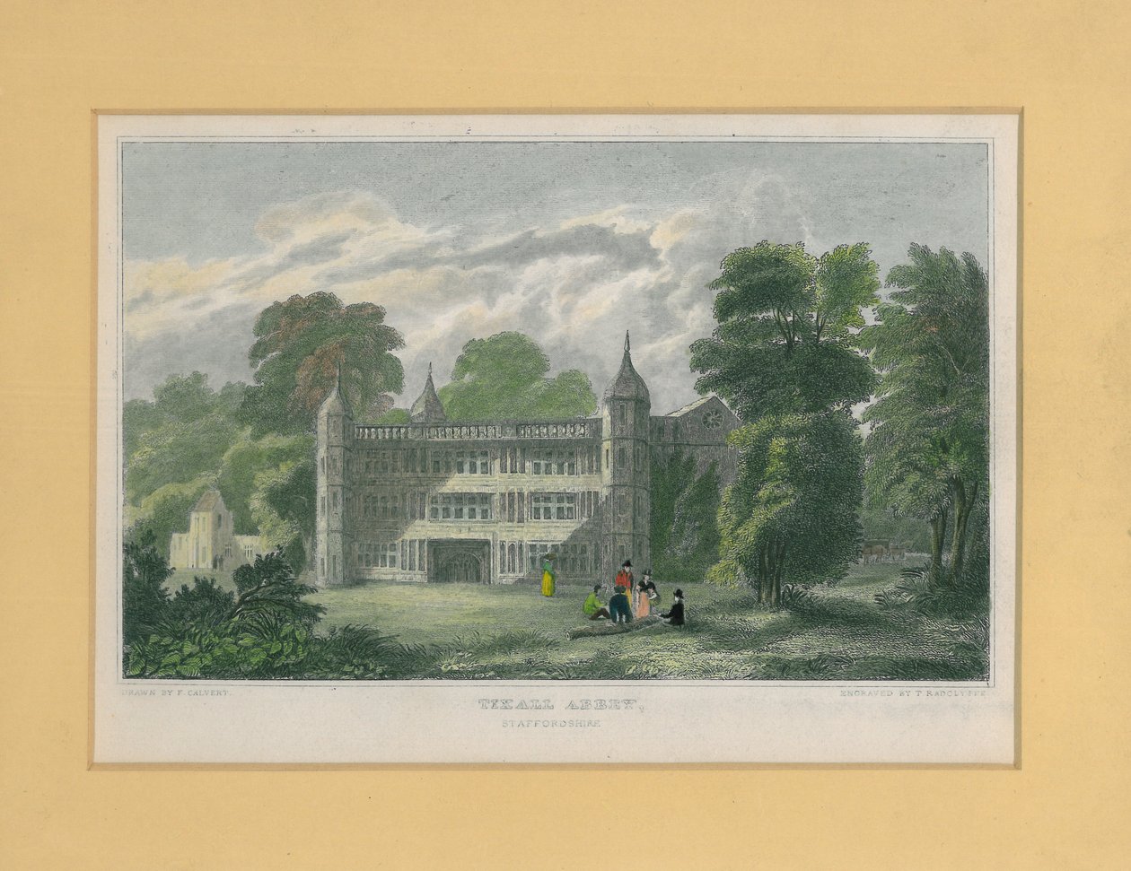 Tixall Abbey, Staffordshire alkotó: T. Radclyffe
