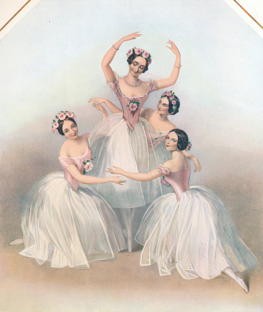 „Az ünnepelt Pas De Quatre: Jules Perrot szerzője”, 1850 alkotó: TH Maguire