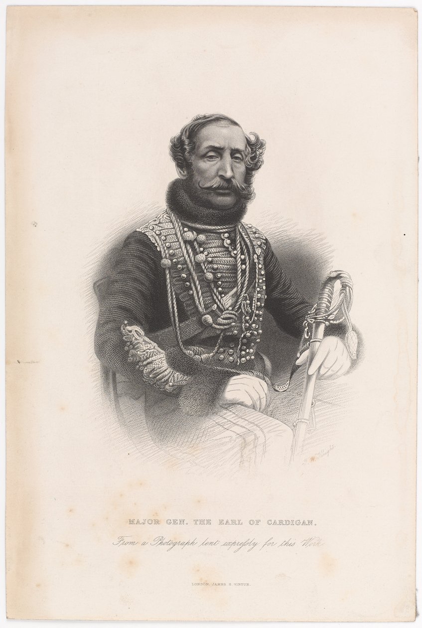 Cardigan grófja vezérőrnagy alkotó: T.W. Knight