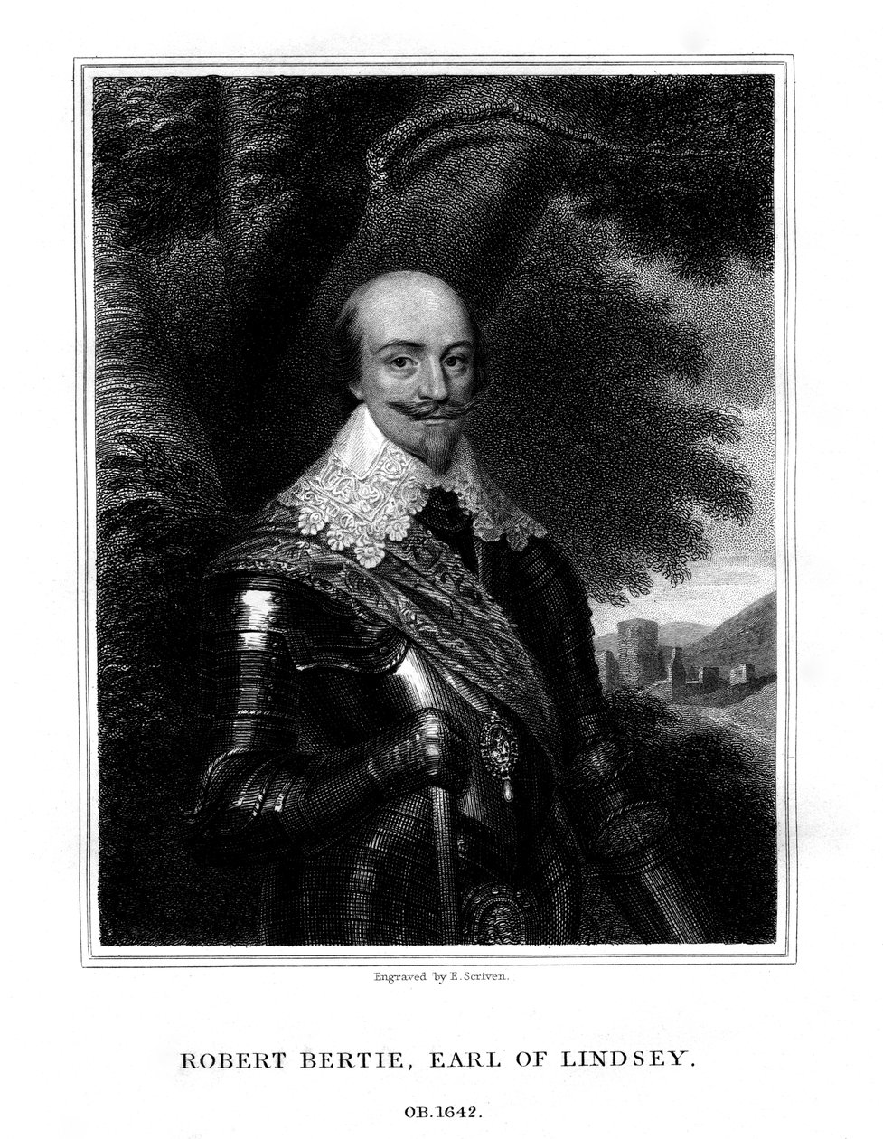 Robert Bertie, Lindsey 1. grófja, 1827. alkotó: T. A. Dean