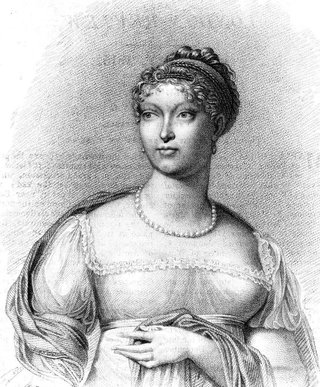 Marie Louise, Párma hercegnője, Bonaparte Napóleon második felesége, 1815. alkotó: T Blood