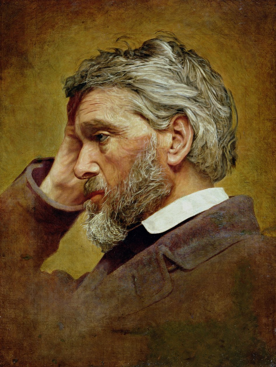 Thomas Carlyle (1795-1881) portréja 1866 alkotó: T. Henderson