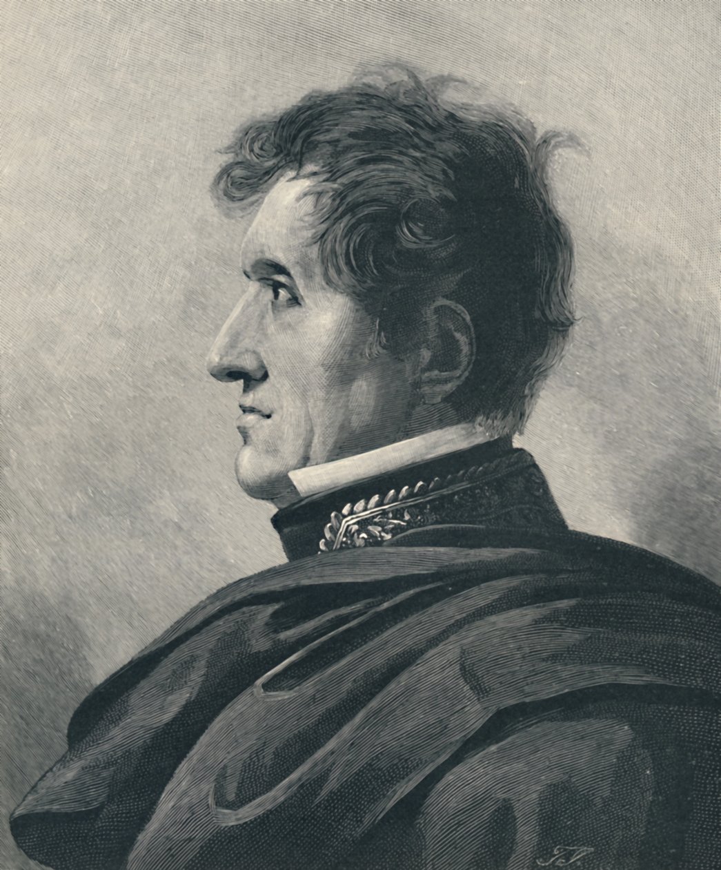 Nicolas-Jean-De-Dieu Soult marsall – Dalmácia hercege, 1810, 1896 alkotó: T. Johnson
