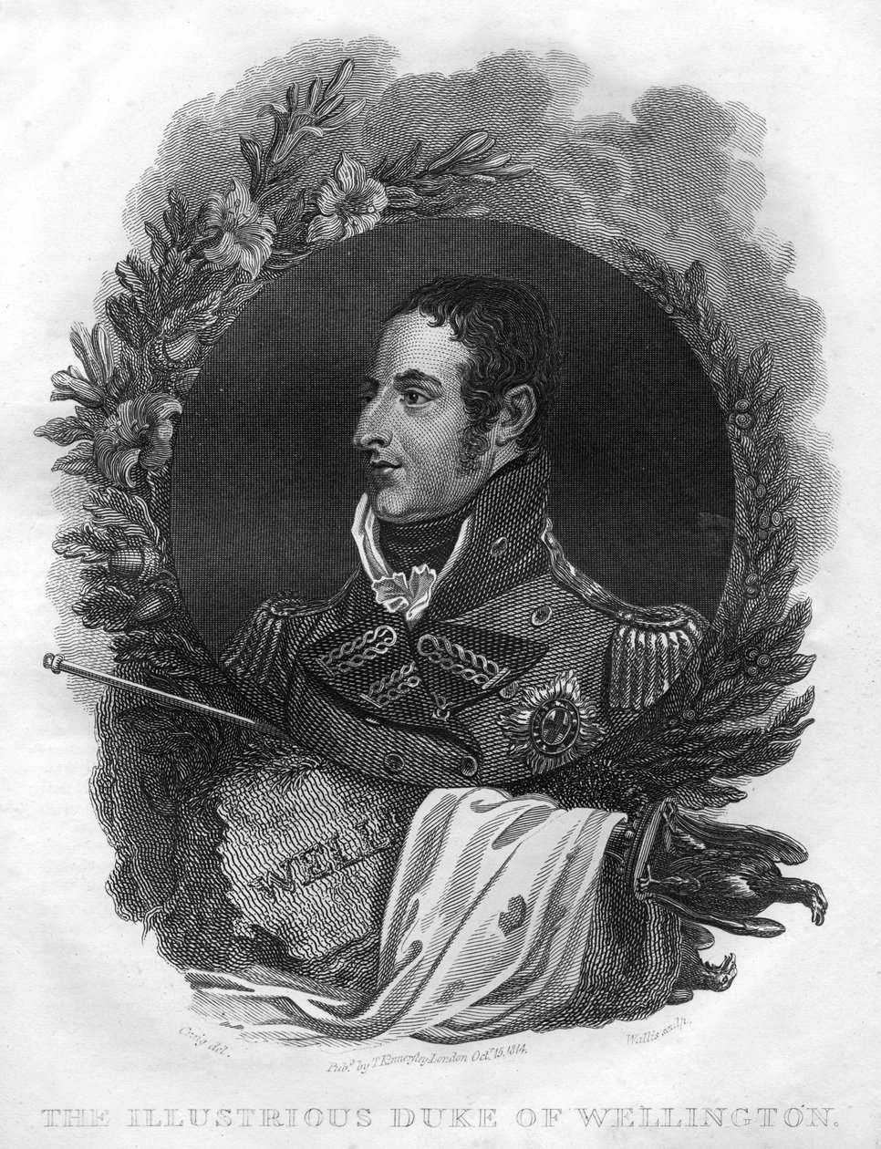 Arthur Wellesley, Wellington első hercege 1769-1852, 1816. alkotó: T. Wallis