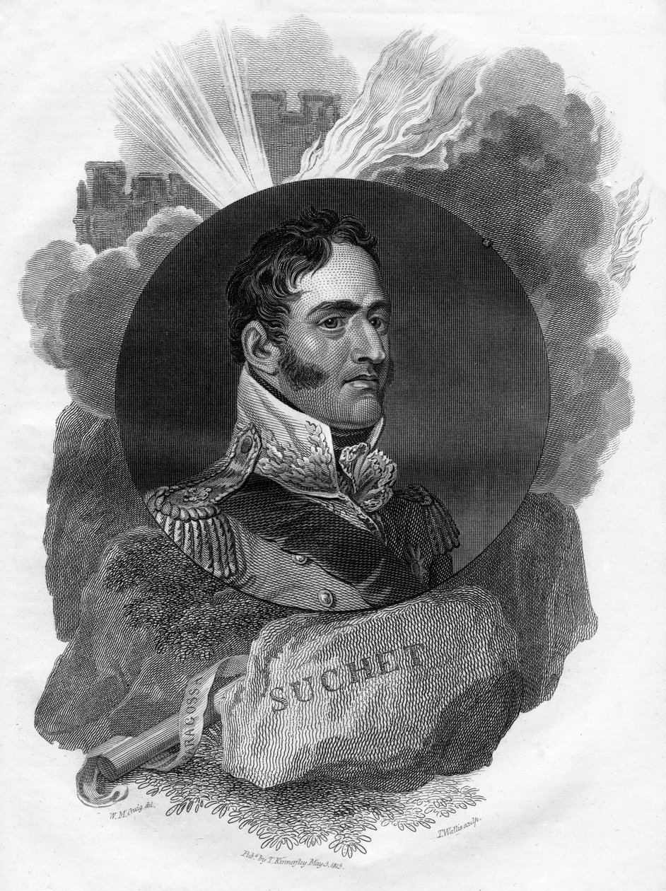 Louis Gabriel Suchet 1770-1826, 1816. alkotó: T. Wallis