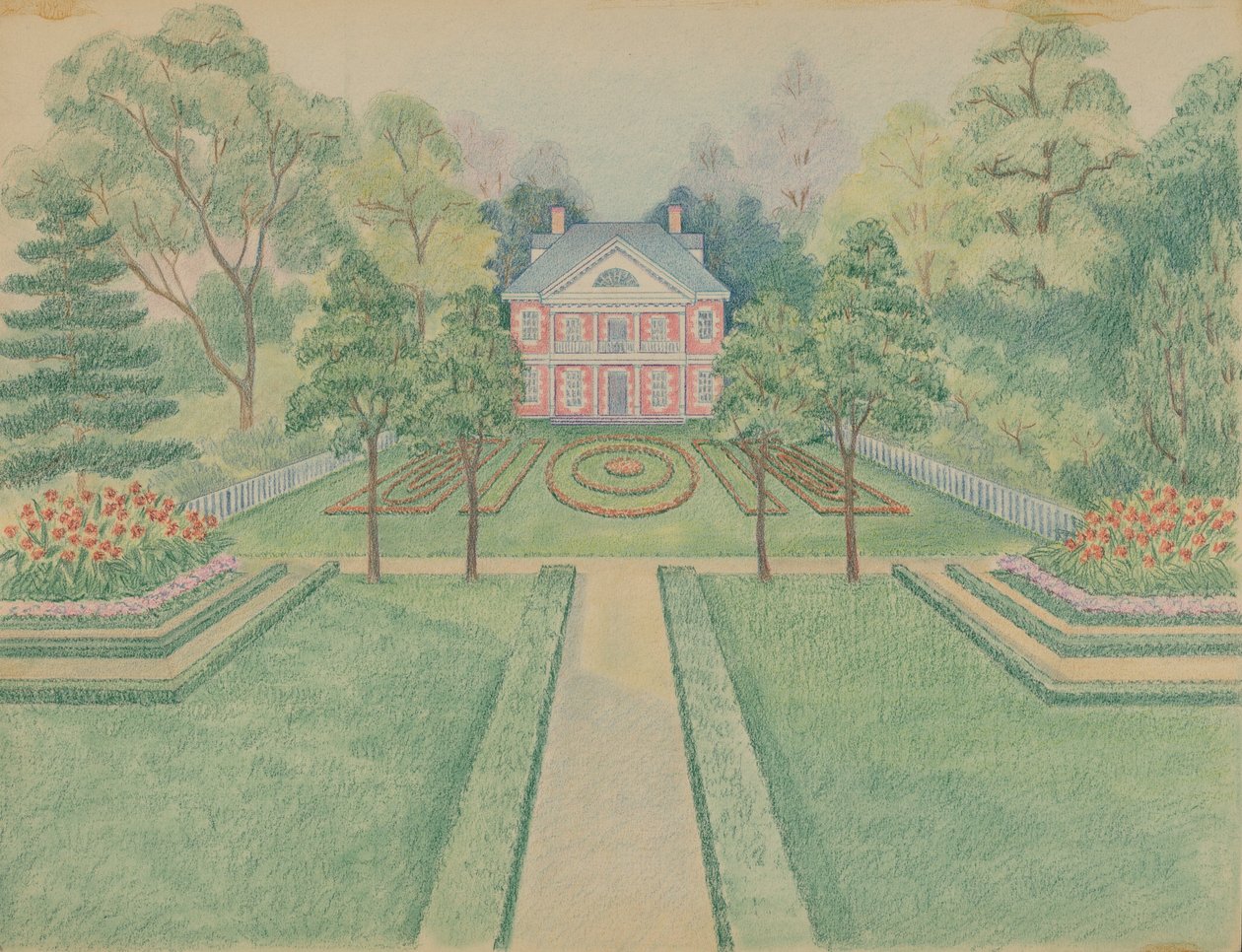 N.W. Stuyvesant rezidencia, c. 1936. alkotó: Tabea Hosier