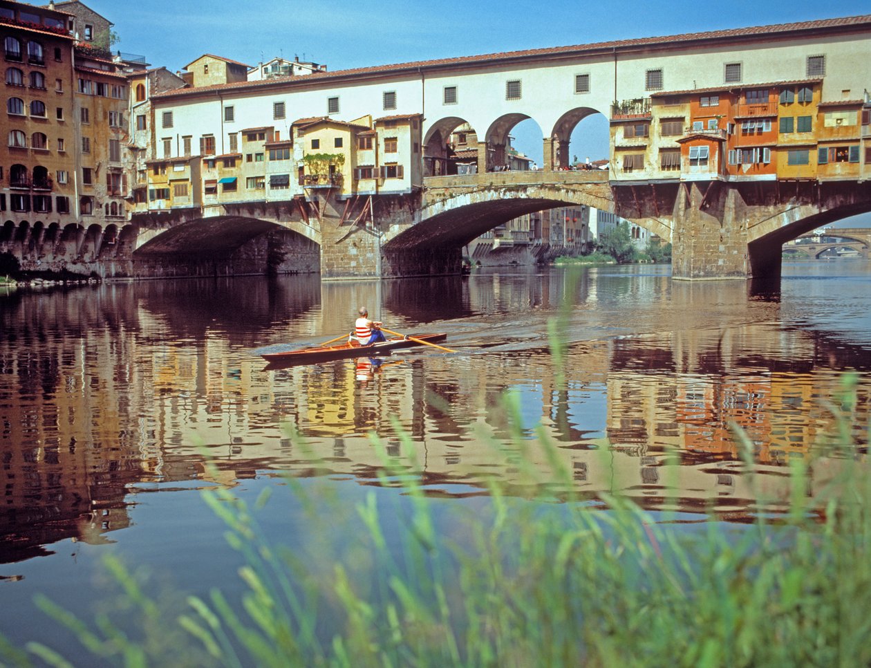 A Ponte Vecchio, 1345-ben épült alkotó: Taddeo Gaddi