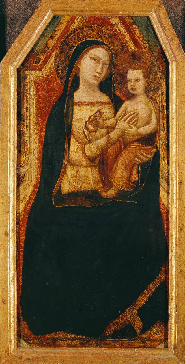 Szűzanya és gyermeke (tempera, tábla) alkotó: Taddeo Gaddi