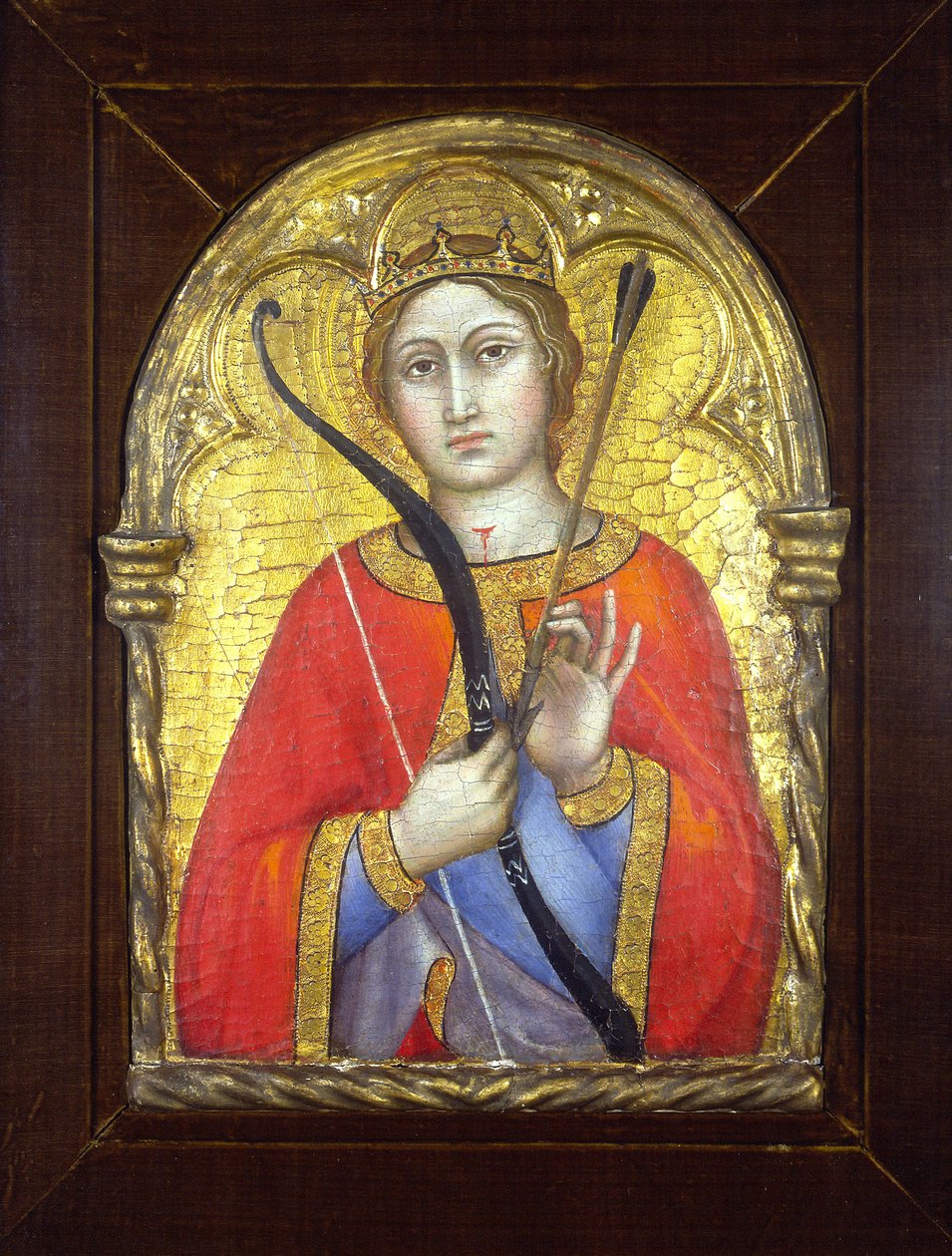 Szent Orsolya (tempera arany alapon) alkotó: Taddeo di Bartolo