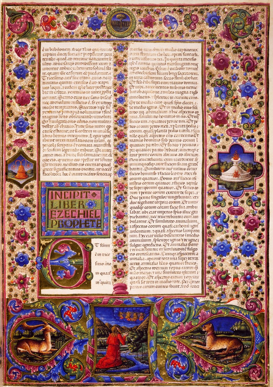 Incipit Ezékiel könyvéből, a Borso d