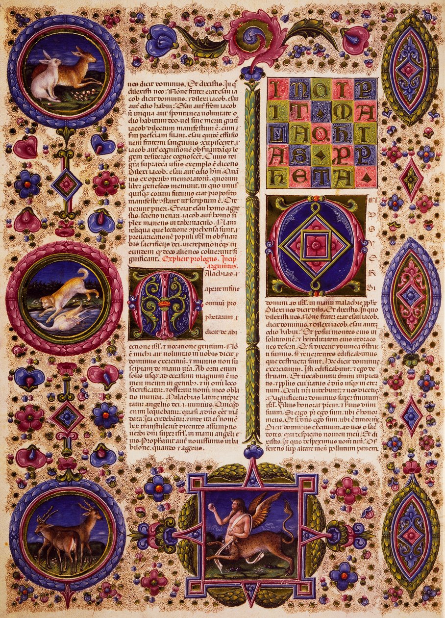 Incipit Sofóniás könyvéből, a Borso d