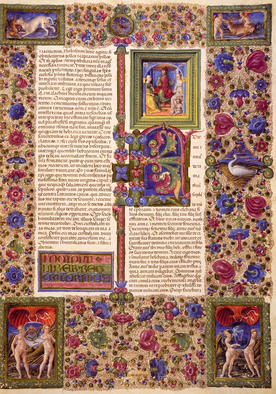 Incipit Sámuel első könyvéből, a Borso d