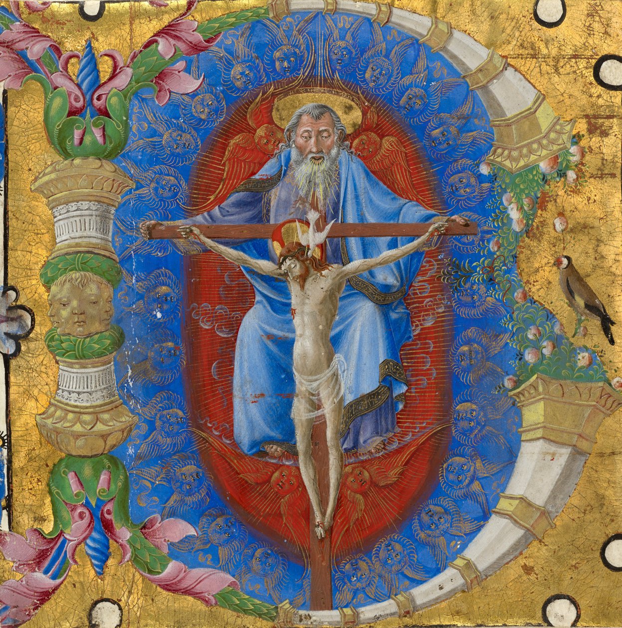 B kezdet: A Szentháromság alkotó: Taddeo Crivelli