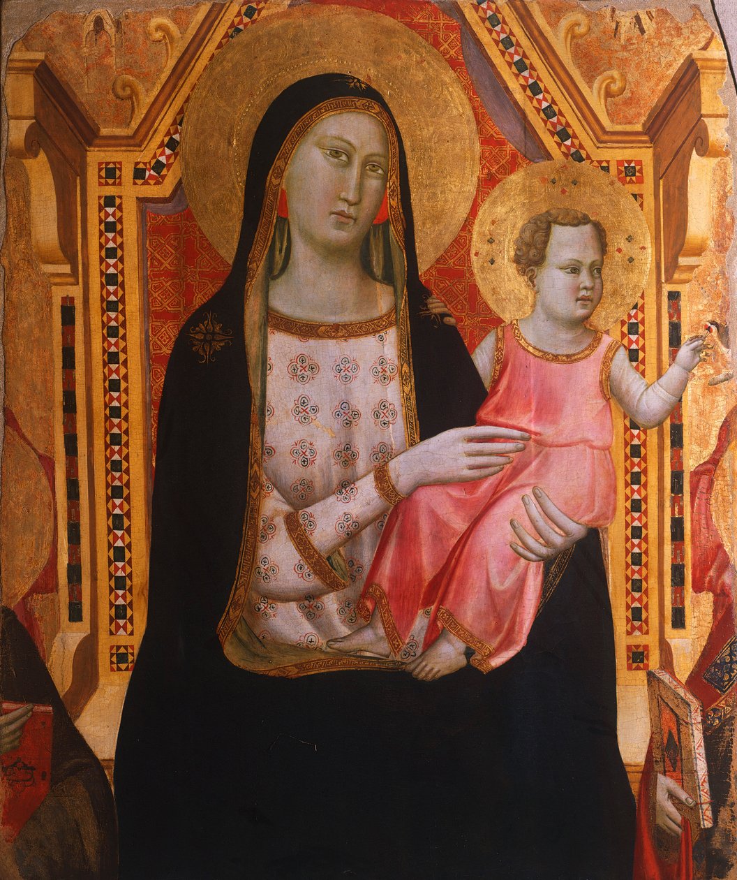 Madonna gyermekkel, Taddeo Gaddi (aktív 1322 és 1366 között) alkotó: Taddeo Gaddi